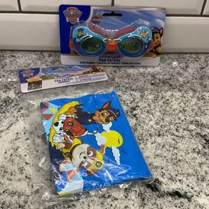 Swimways Kids OS Paw Patrol Swim Goggles & Swimmies Arm Floats Blue 2pc Set NIP